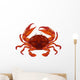 Red crab Wall Decal