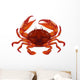 Red crab Wall Decal