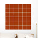 Seamless Orange Tiles with Wall Decal