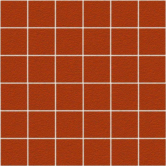 Seamless Orange Tiles with Wall Decal