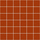 Seamless Orange Tiles with Wall Decal