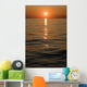 Tramonto Mare Verticale Wall Mural