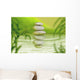 Zen Stones Spa Bamboo Balance Wall Mural