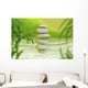 Zen Stones Spa Bamboo Balance Wall Mural
