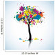 Colorful blot tree Wall Decal
