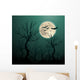 Creepy halloween background Wall Mural