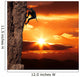 Climber on Sanset Wall Mural