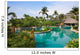 Tropical resort swimming pool Wall Mural