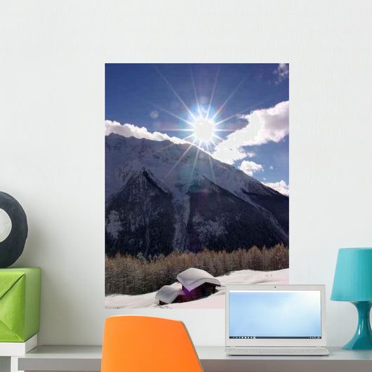 Winter Landscape Wall Decal Design 4