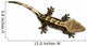 High Angle View of New Caledonian Crested Gecko Wall Decal