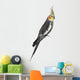 Cockatiel, Nymphicus hollandicus, perched Wall Decal