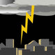 Lightening Bolt Wall Decal