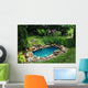 Small Pond Garden Wall Decal