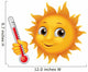 happy sun thermometer Wall Decal