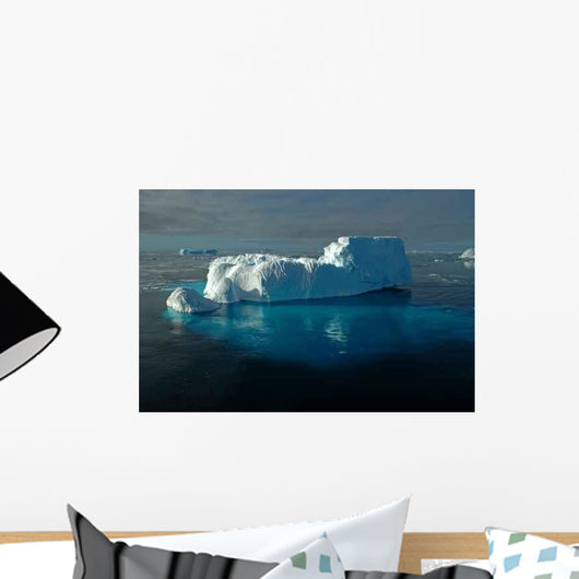 Antarctic Iceberg with Underwater Wall Decal