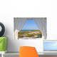 Window to the Sea Wall Mural