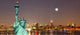 The Statue of Liberty and New York City skylines Wall Mural
