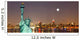 The Statue of Liberty and New York City skylines Wall Mural