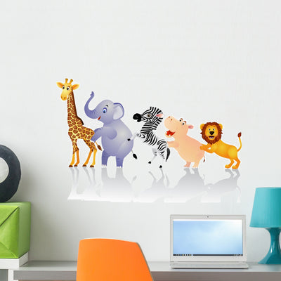 Funny Animal shown on a wall