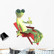 bask in the gecko Wall Decal