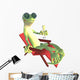 bask in the gecko Wall Decal