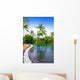 Maldives Pool Tropical Garden Wall Decal
