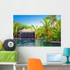 Maldives Pool with Small Wall Decal