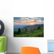 Summer Sunset Landscape on Blue Ridge Parkway Wall Mural