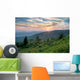 Summer Sunset Landscape on Blue Ridge Parkway Wall Mural