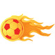 Soccer Ball Fire