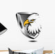 Silver shield with Eagle Wall Decal