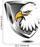 Silver shield with Eagle Wall Decal