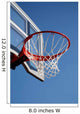 Outdoor Basketball Backboard and Wall Decal