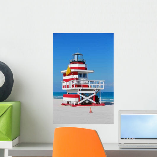 Lifeguard Station Florida Beach Wall Decal