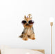Yorkie in the Glass Wall Decal