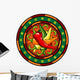 Mexican Hot Chili Peppers Logo Wall Decal