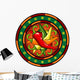 Mexican Hot Chili Peppers Logo Wall Decal