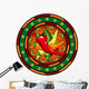 Mexican Hot Chili Peppers Logo Wall Decal