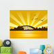Illustration of cityscape sidney Wall Mural
