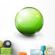Glass Sphere Green