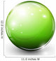 Glass Sphere Green