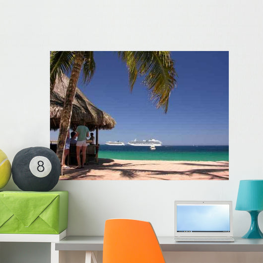 Beach Club Wall Decal