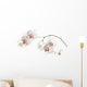 White Orchid Wall Decal Design 2