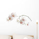 White Orchid Wall Decal Design 2