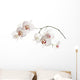 White Orchid Wall Decal Design 2