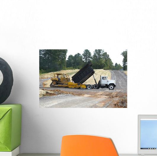 Road Construction Wall Mural