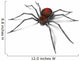 Spider Black Widow Wall Decal