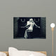 beautiful woman piano Wall Mural