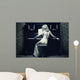 beautiful woman piano Wall Mural