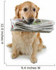 golden retriever, brings the newspaper Wall Decal